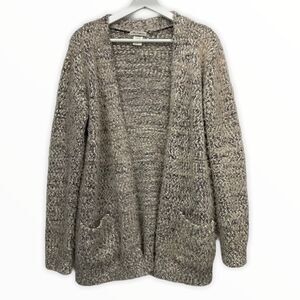 Cotton Emporium Open Cardigan Eyelash Sweater Small
